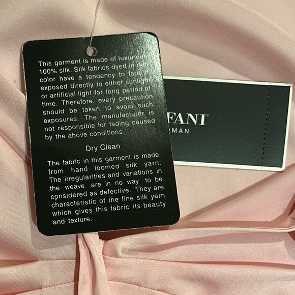 Alfani Pink Silk Bow Blouse Size 20W - Picture 5 of 7